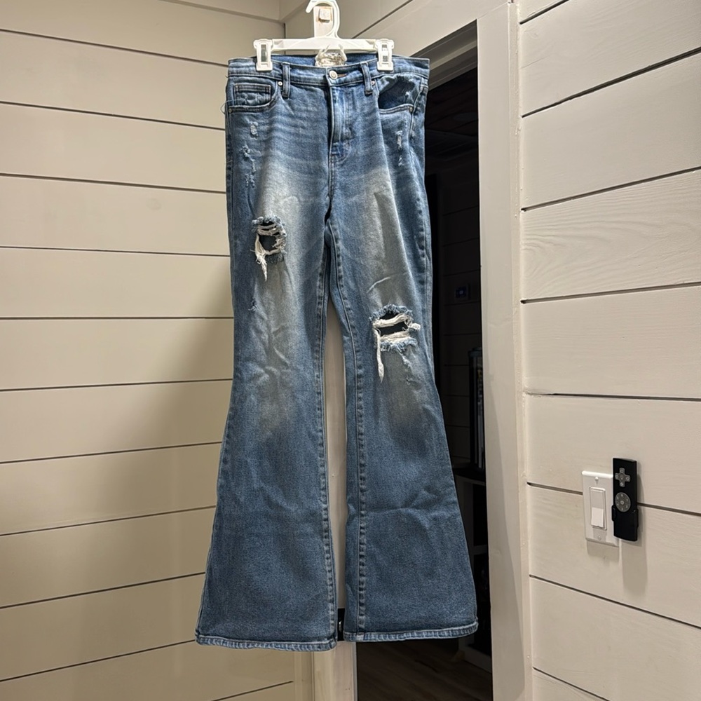 Altard state, flare distressed jeans. Worn once